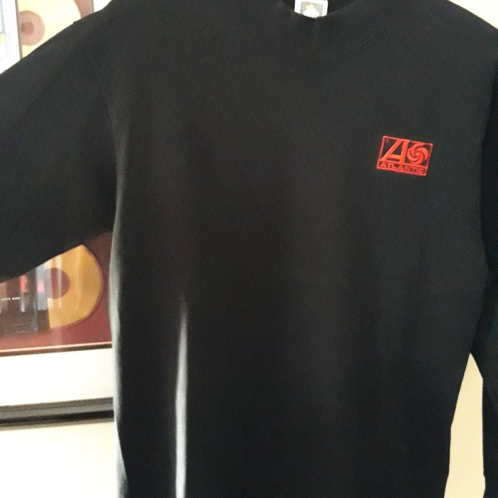 Vintage Atlantic Records Embroidered Logo long sleeve tee - Picture 3 of 5